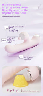 Tongue Licking Telescopic Vibrator Female Strong Vibration Female Masturbator Adult Toy Massage Stick Female Masturbator