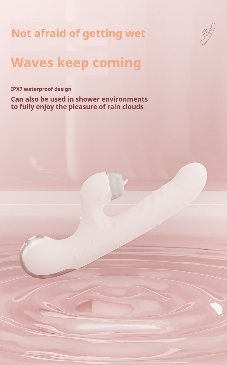 Tongue Licking Telescopic Vibrator Female Strong Vibration Female Masturbator Adult Toy Massage Stick Female Masturbator