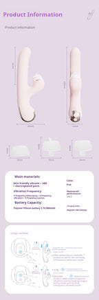 Tongue Licking Telescopic Vibrator Female Strong Vibration Female Masturbator Adult Toy Massage Stick Female Masturbator