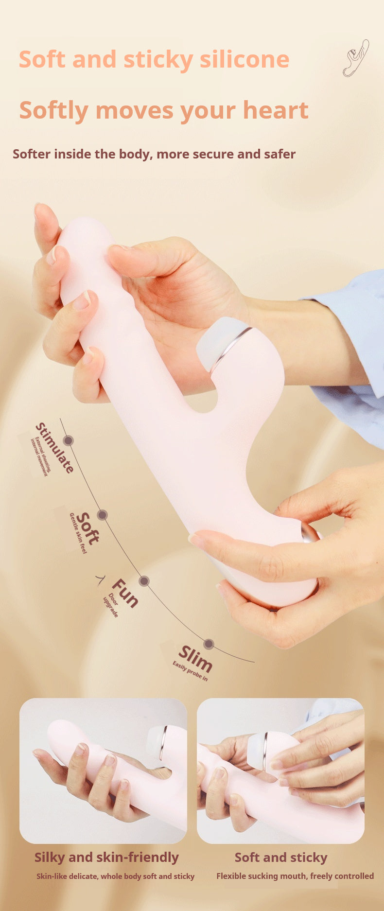 Tongue Licking Telescopic Vibrator Female Strong Vibration Female Masturbator Adult Toy Massage Stick Female Masturbator